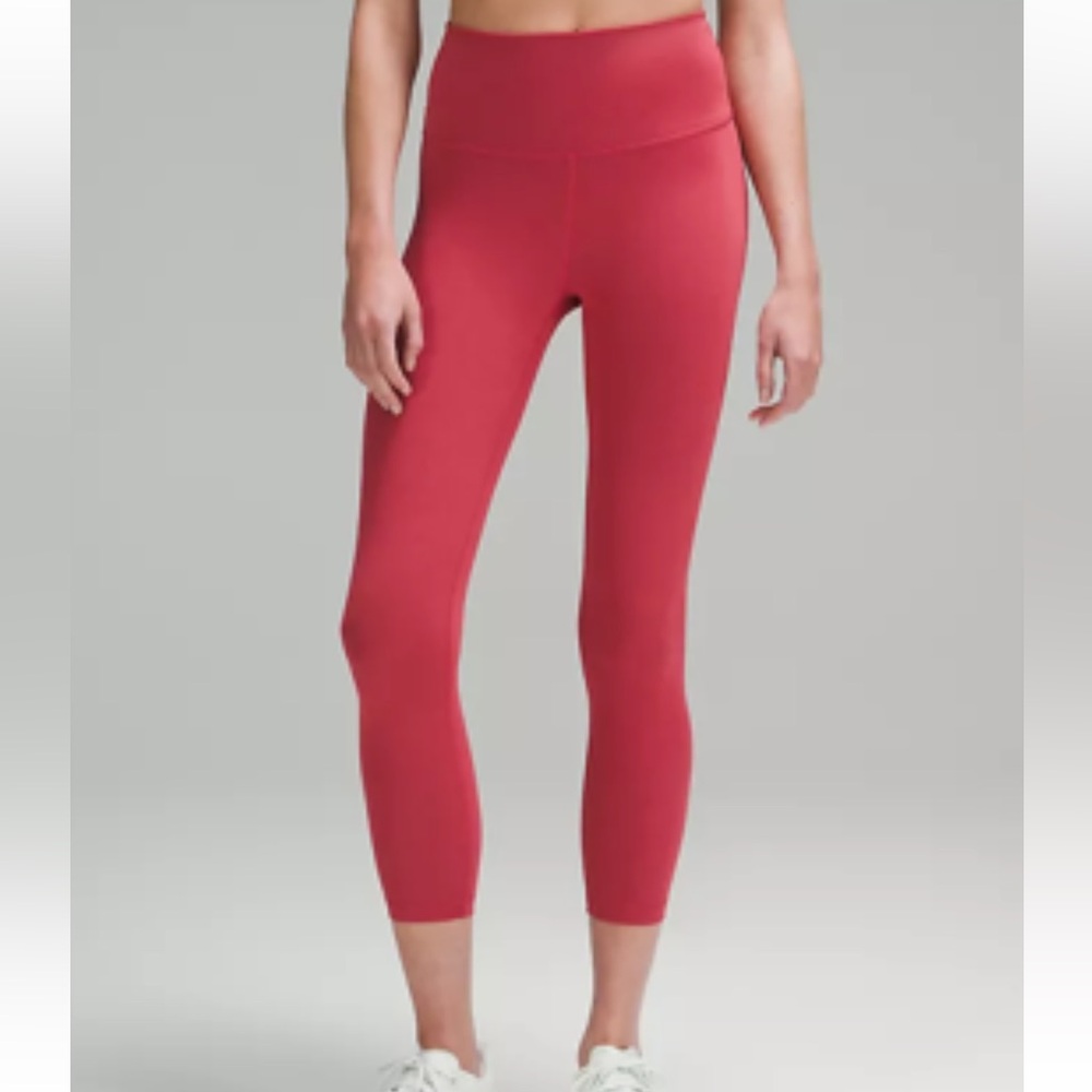 Lululemon wunder train high rise 23” crop leggings